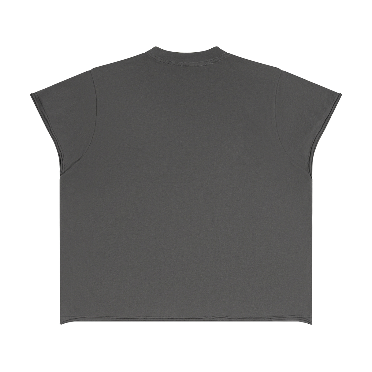 Unisex Boxy Raw Edge T-Shirt