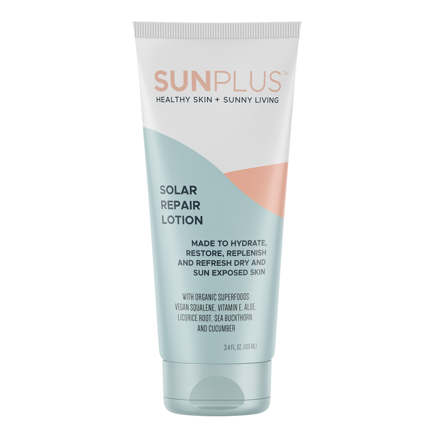 Nourishing and Rejuvenating Solar Repair Lotion with Squalene, Aloe, Sea Buckthorn, and Licorice Root