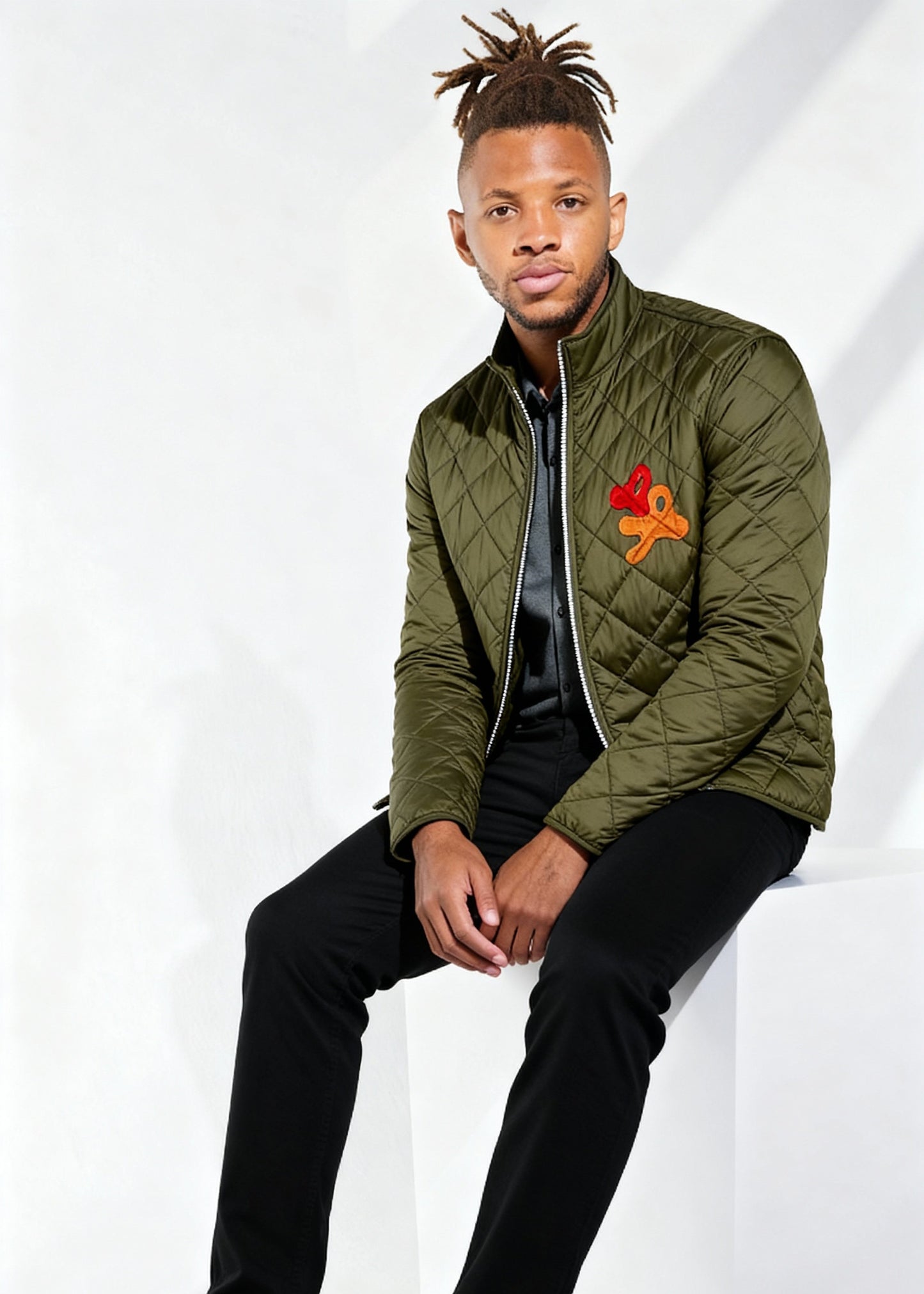 MAPA x Javier Marten - Artful Quilted Full-Zip Jacket