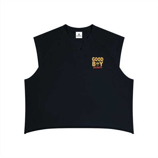 Men’s Boxy Raw Hem Tank Top