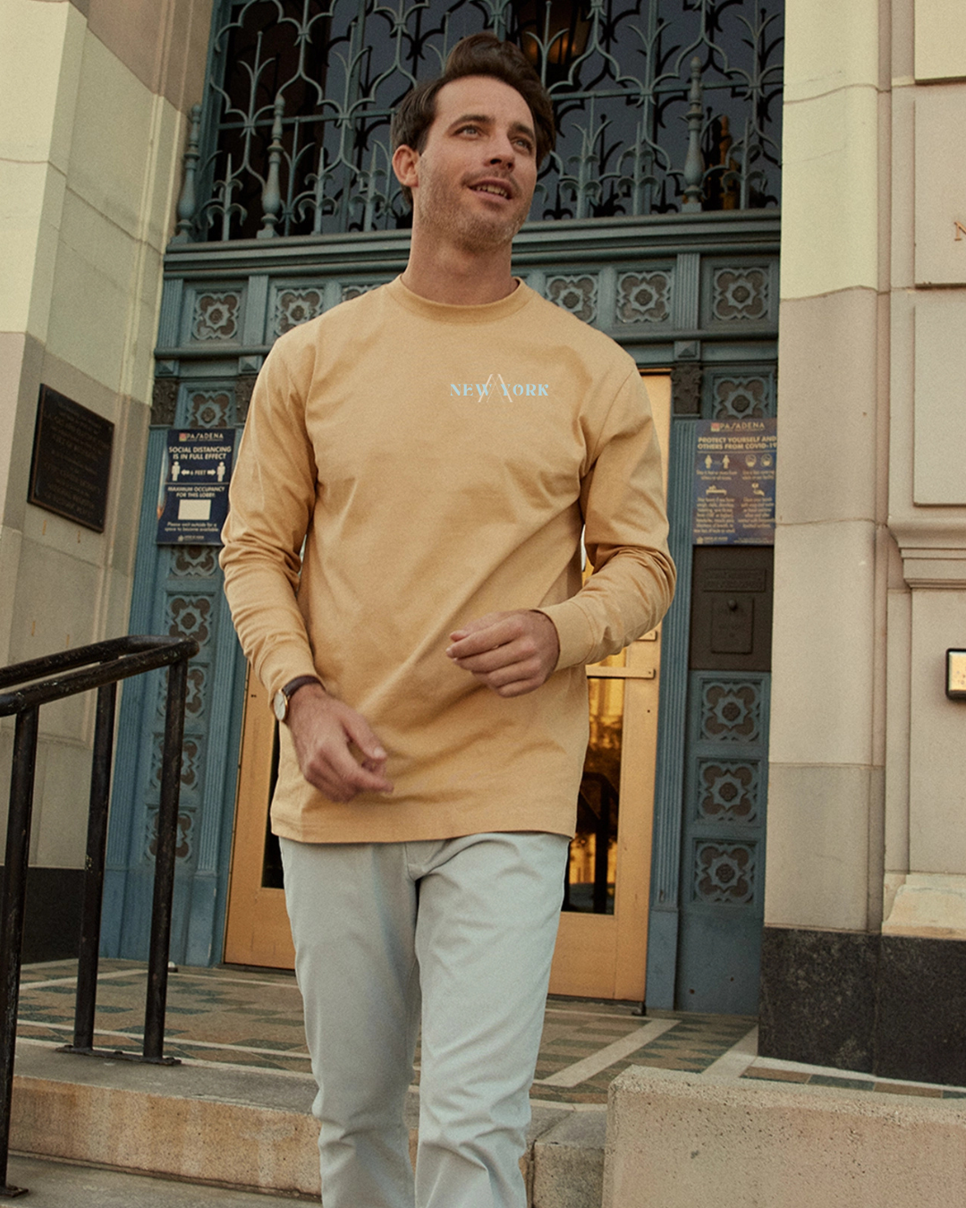MAPA New York Heavyweight Long Sleeve Tee