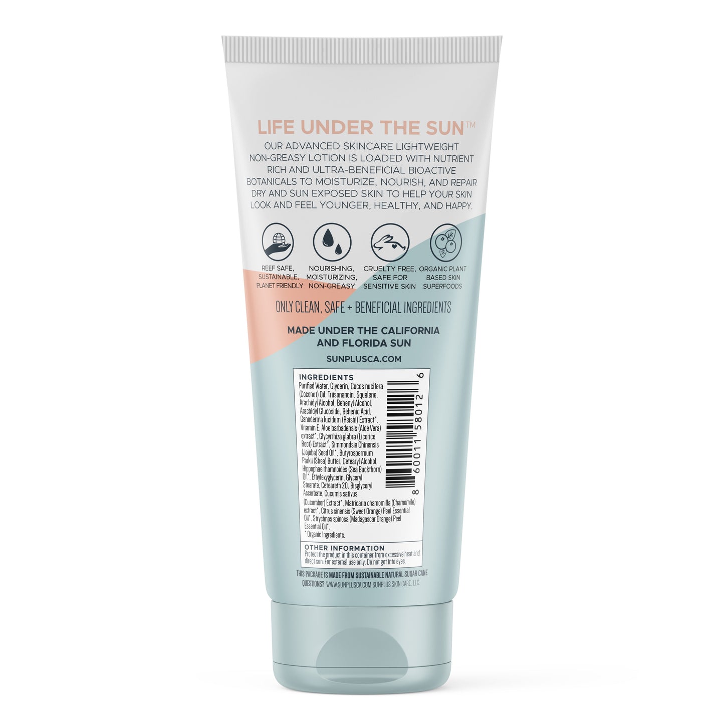 Nourishing and Rejuvenating Solar Repair Lotion with Squalene, Aloe, Sea Buckthorn, and Licorice Root